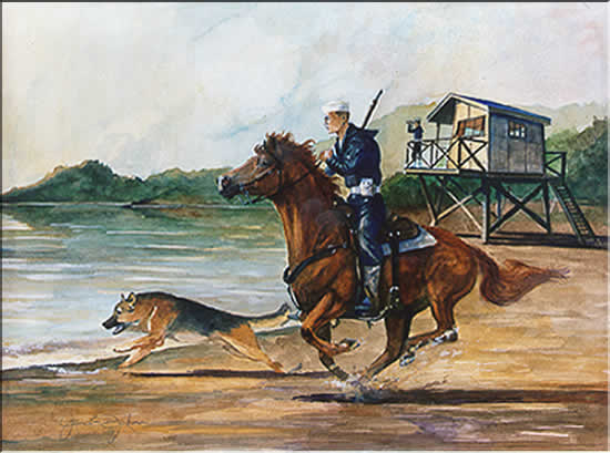 Horse and Dog Patrol.