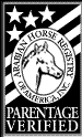 Parentage Verified for the Arabian Horse Registry of America, Inc.